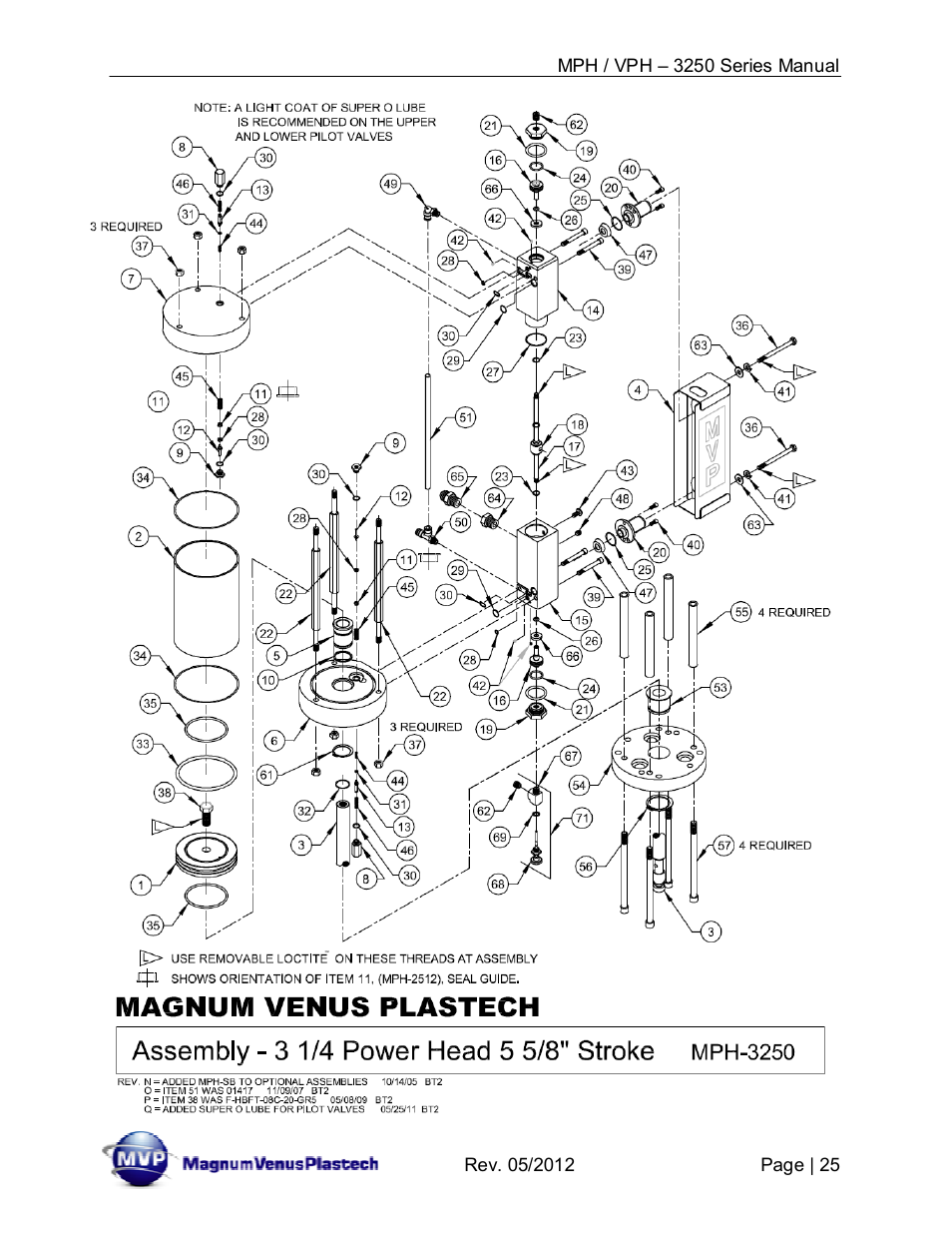 Magnum Venus Plastech Powerhead MPH_VPH–3250 Series User Manual | Page 25 / 36