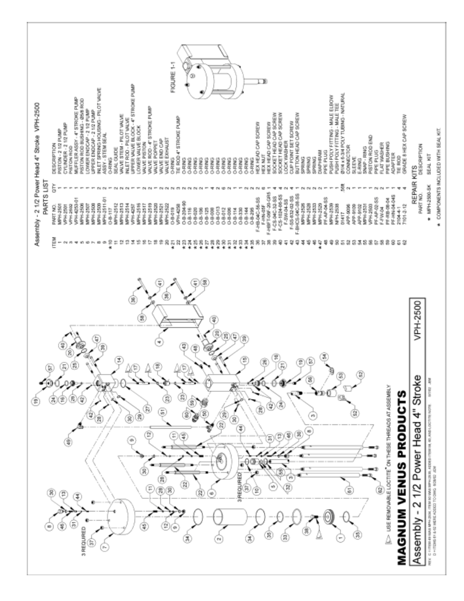 Magnum Venus Plastech Powerhead Powerslide VPH-2500 User Manual | Page 15 / 16