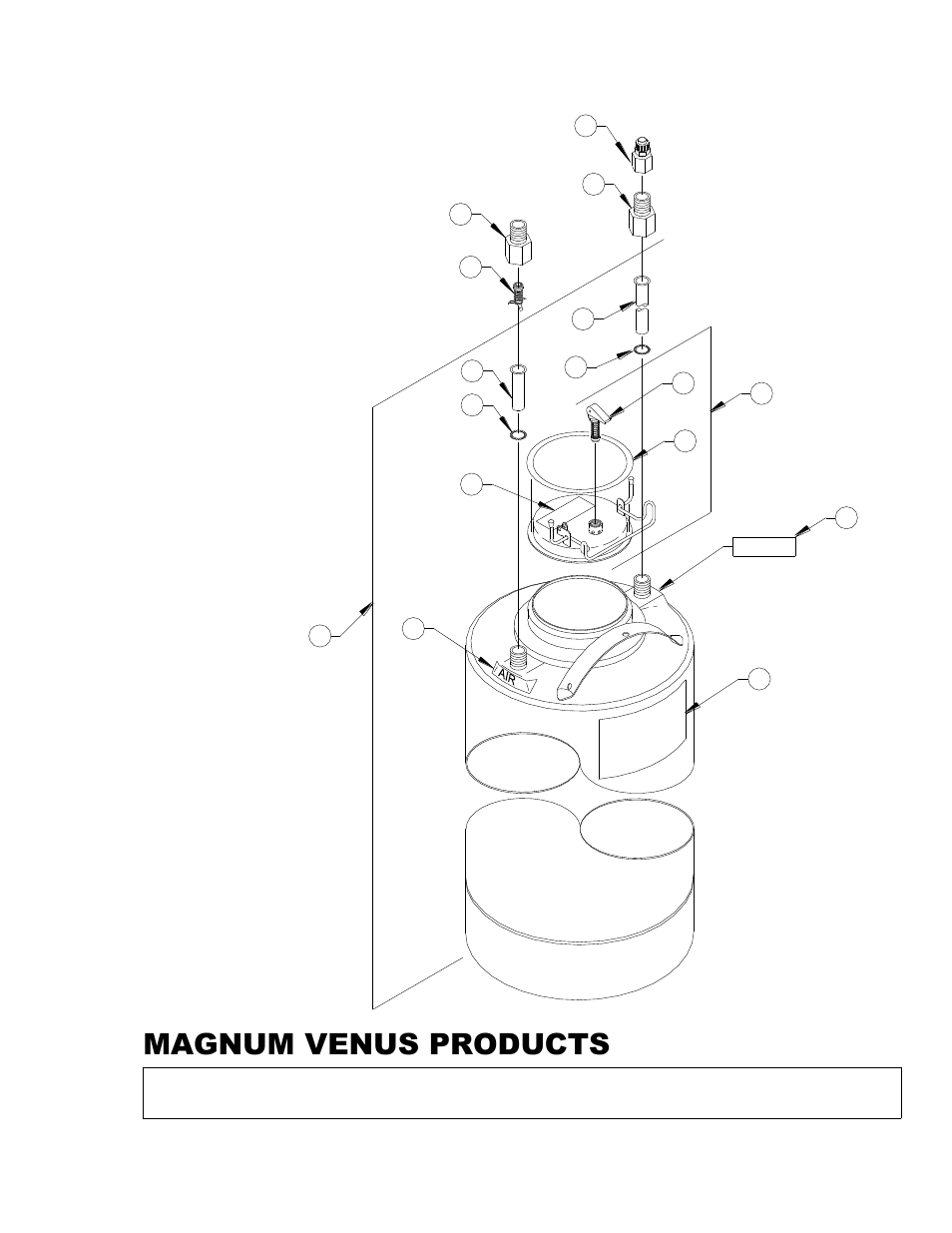 Magnum venus products, Fc1s1 - 3 gal flush tank assy | Magnum Venus Plastech Impregnator Roll User Manual | Page 38 / 48