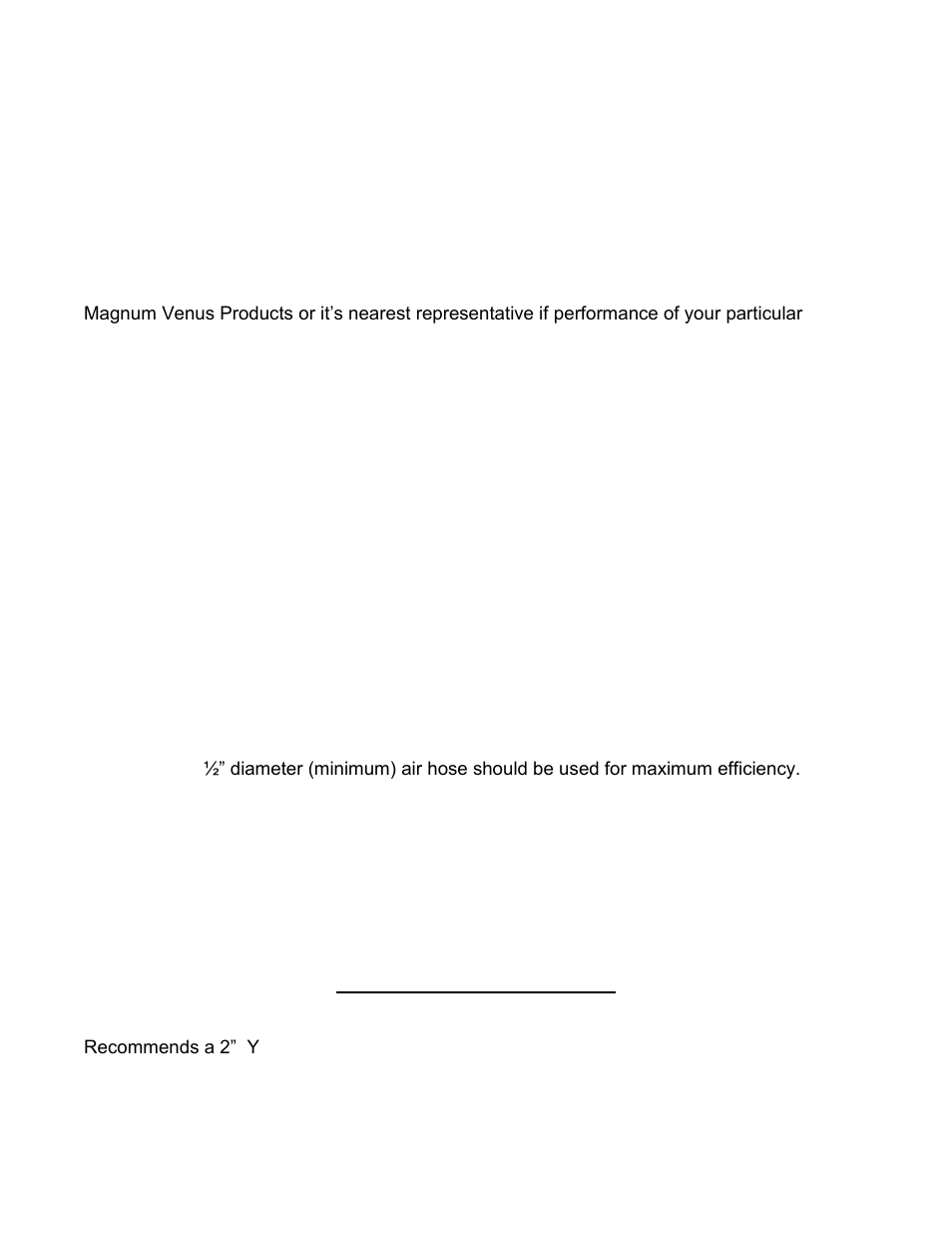 Magnum Venus Plastech High Volume Modular System User Manual | Page 6 / 27