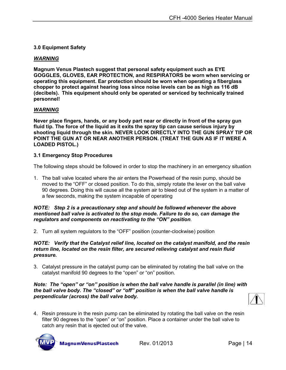 Magnum Venus Plastech CFH-4000 User Manual | Page 14 / 45