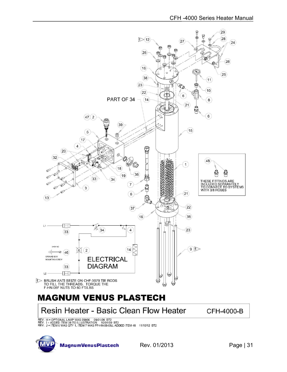 Magnum Venus Plastech CFH-4000 User Manual | Page 31 / 45