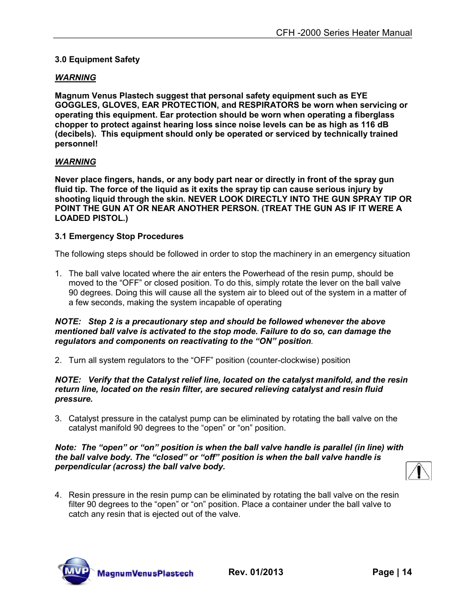 Magnum Venus Plastech CFH-2000 User Manual | Page 14 / 41