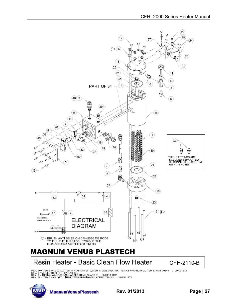 Magnum Venus Plastech CFH-2000 User Manual | Page 27 / 41