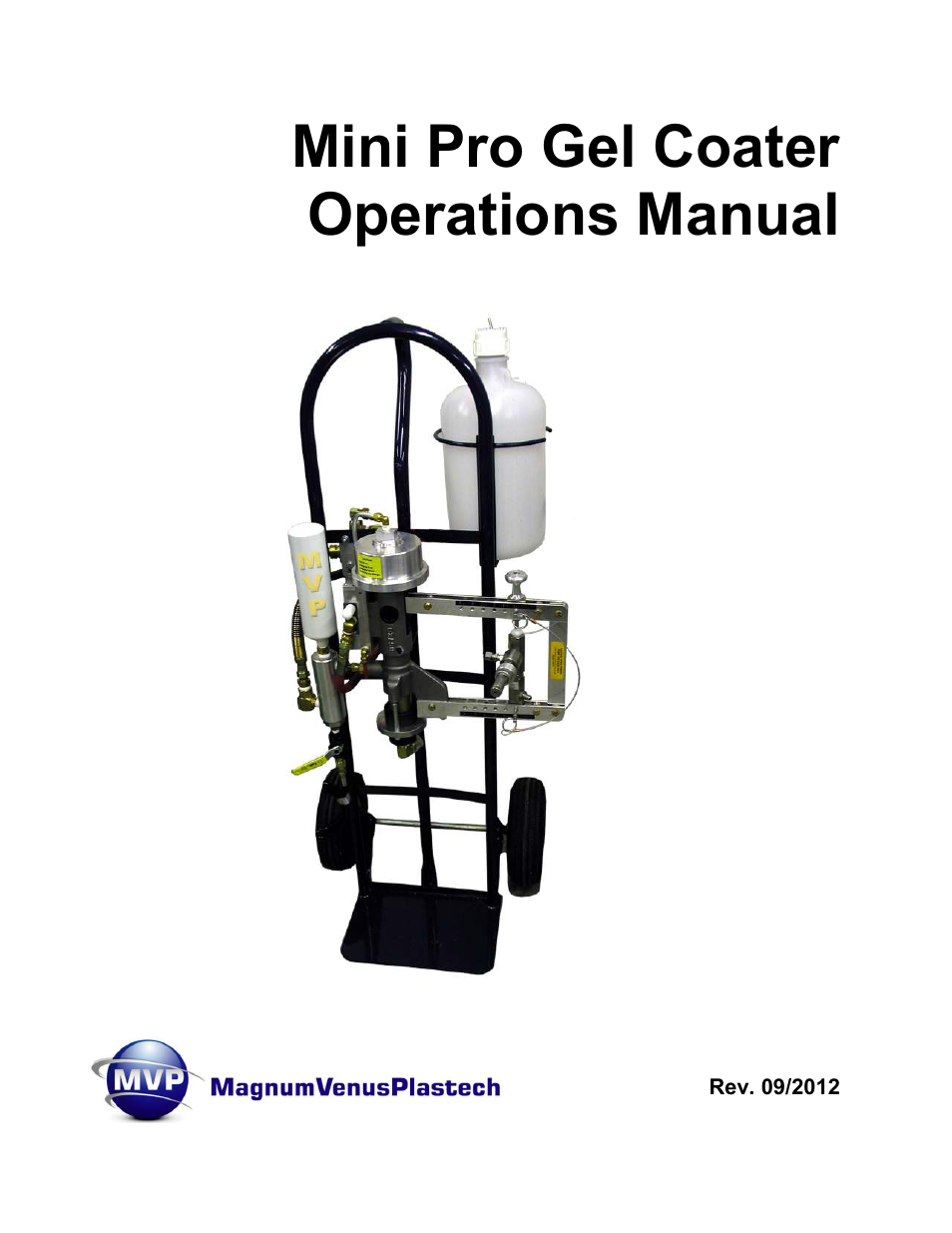 Magnum Venus Plastech Pro Series Mini Pro Gel Coater User Manual | 42 pages