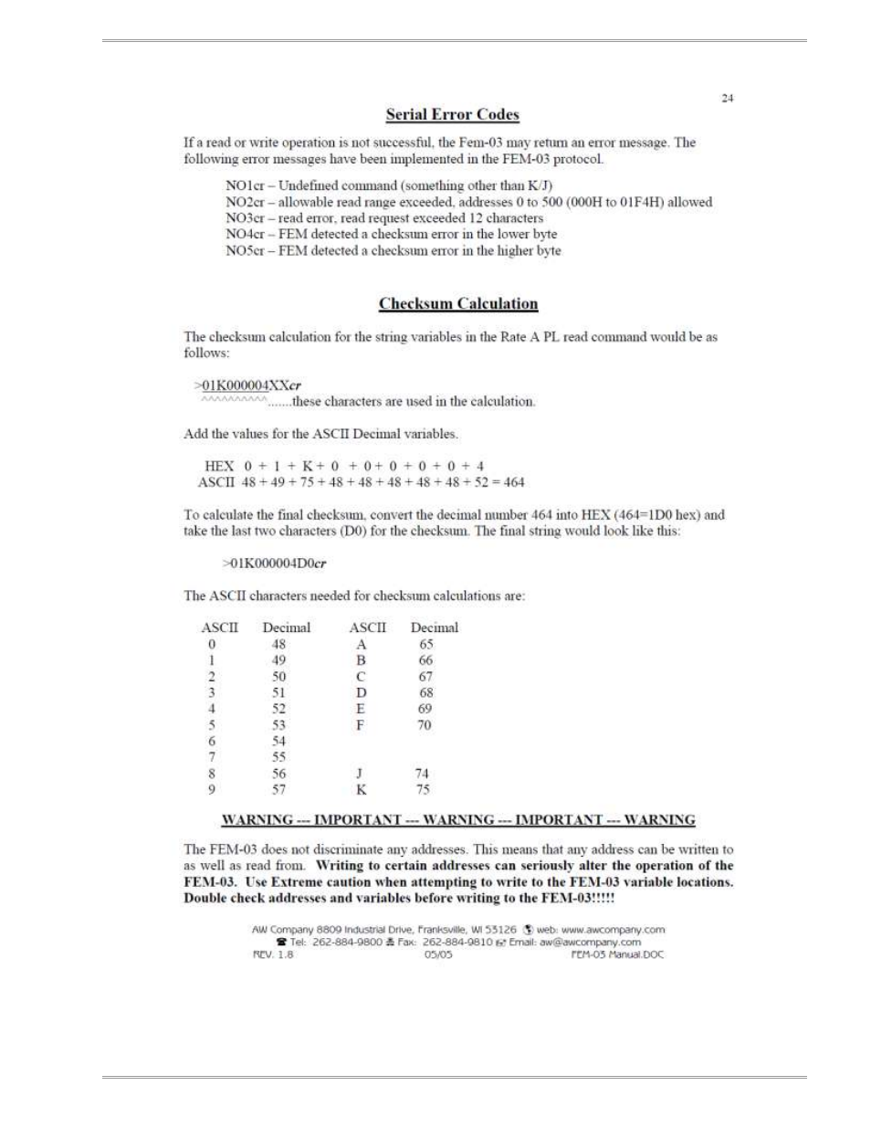 Magnum Venus Plastech UPMS-1000 Monitoring System User Manual | Page 73 / 82