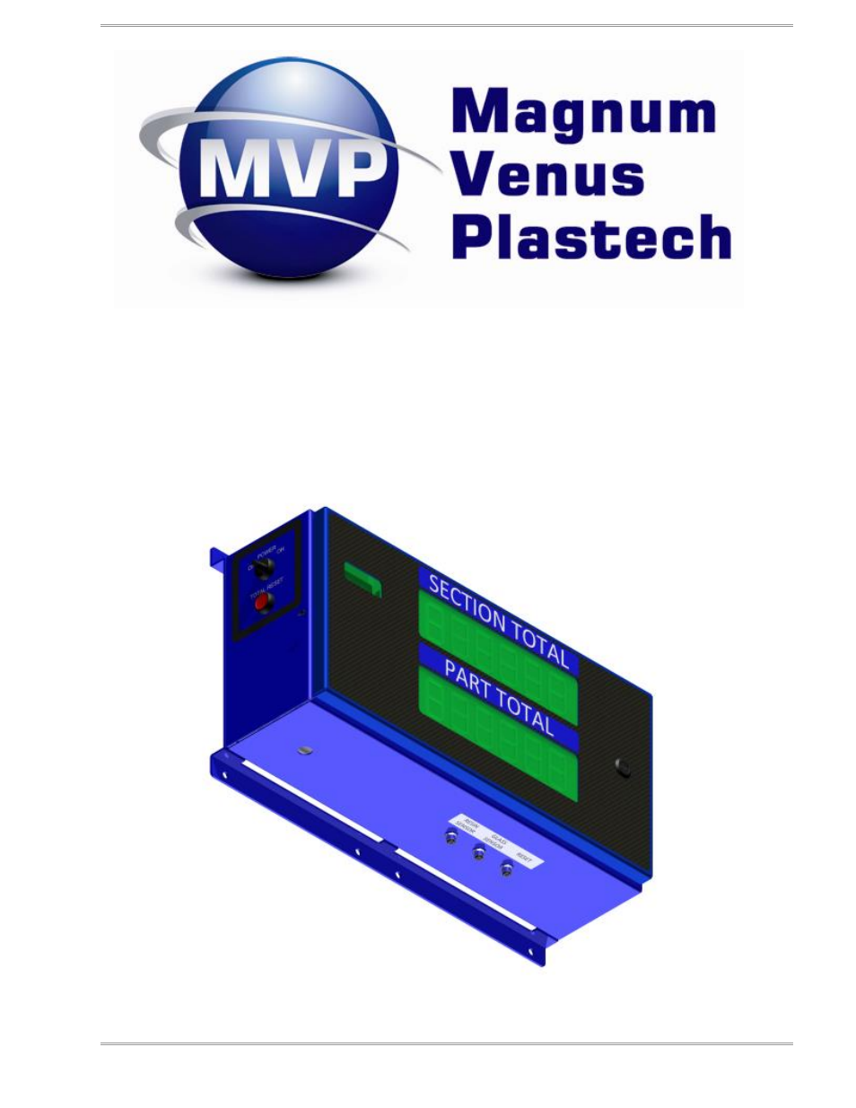 Magnum Venus Plastech CB-8000-xxx Resin Monitor User Manual | 45 pages