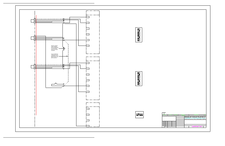 Property of magnum venus plastech | Magnum Venus Plastech CB-8000-xxx Resin Monitor User Manual | Page 38 / 45