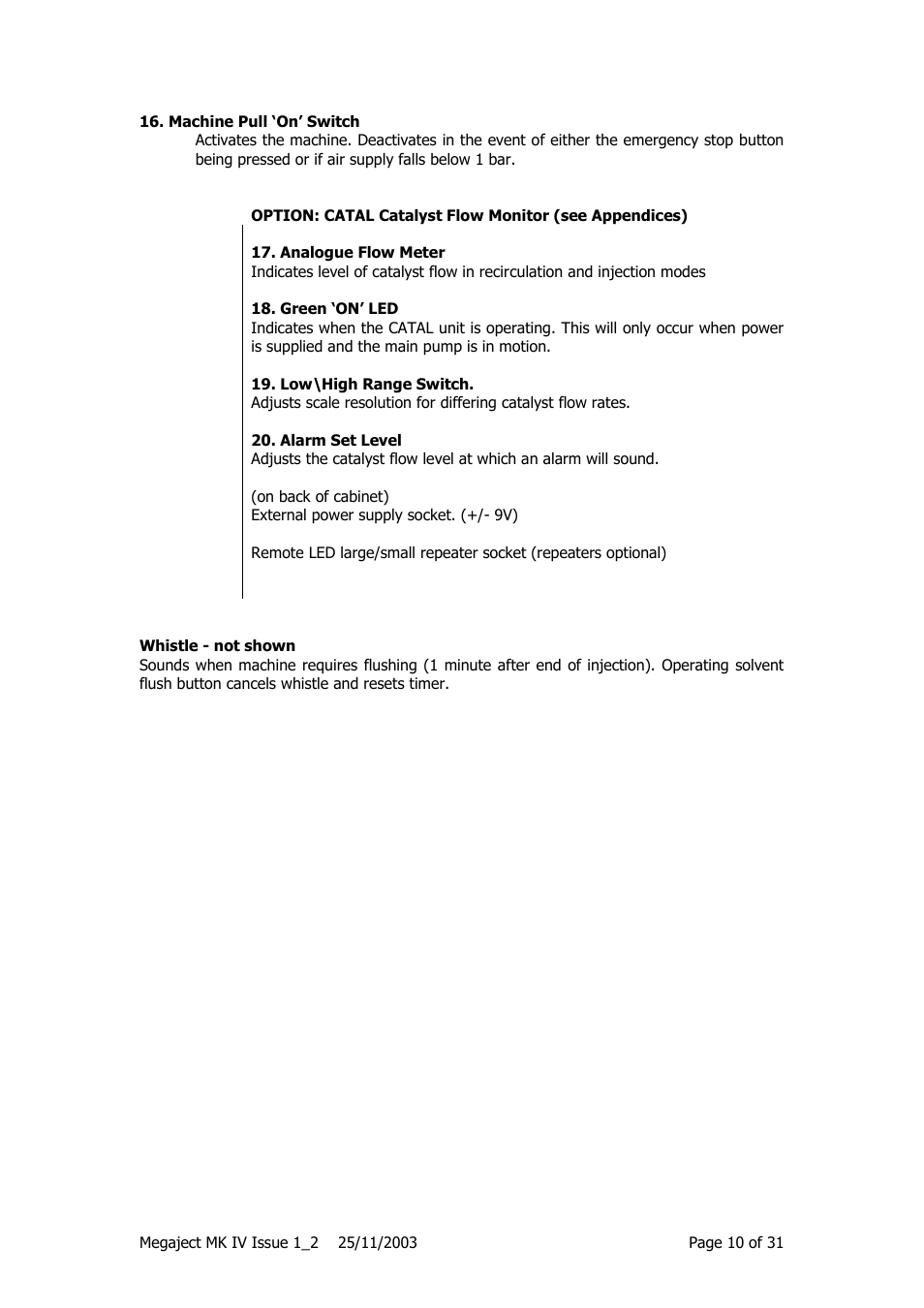 Magnum Venus Plastech Megaject MKIV Revision 1_2 User Manual | Page 10 / 31