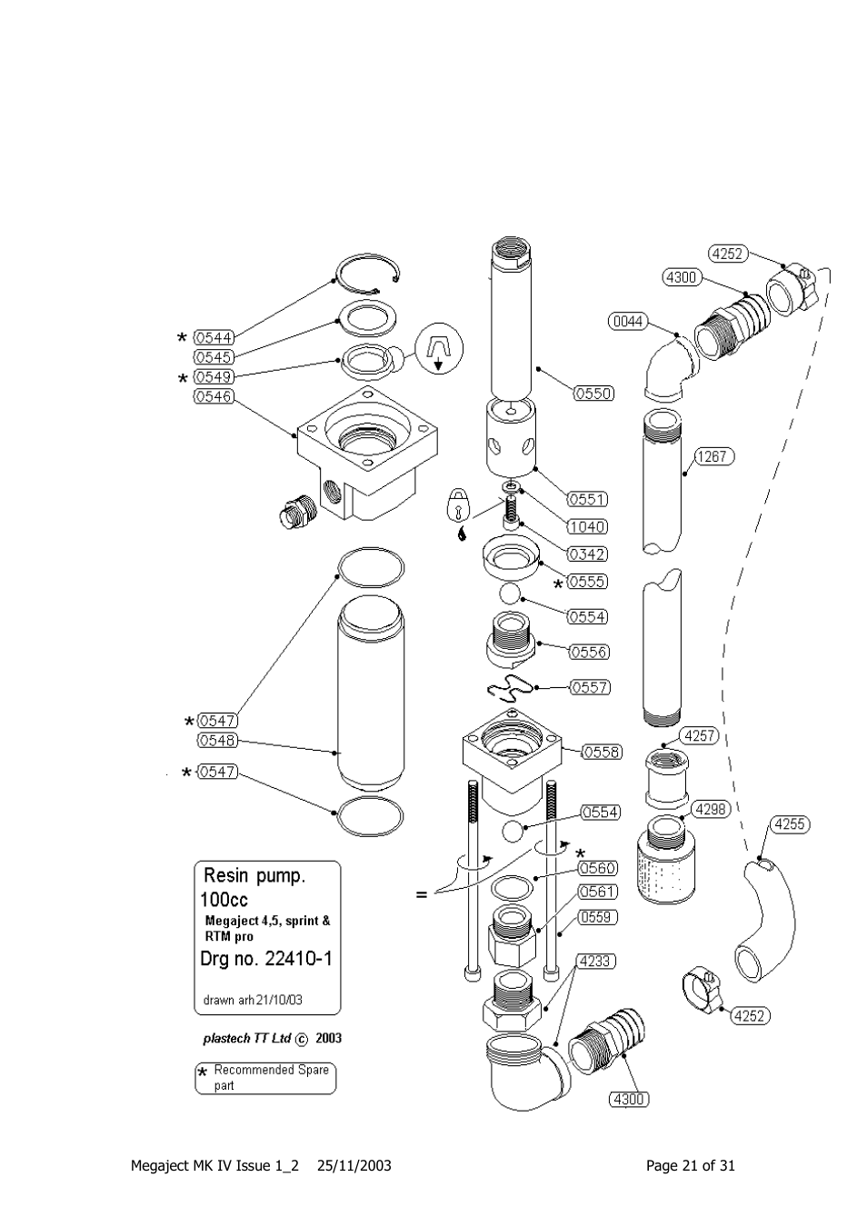 Magnum Venus Plastech Megaject MKIV Revision 1_2 User Manual | Page 21 / 31