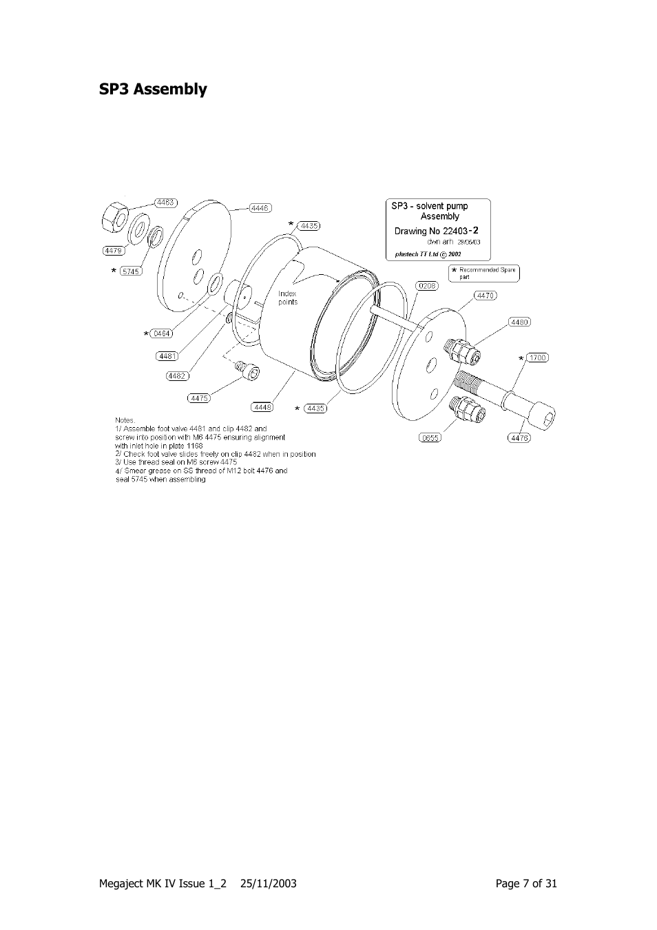 Magnum Venus Plastech Megaject MKIV Revision 1_2 User Manual | Page 7 / 31