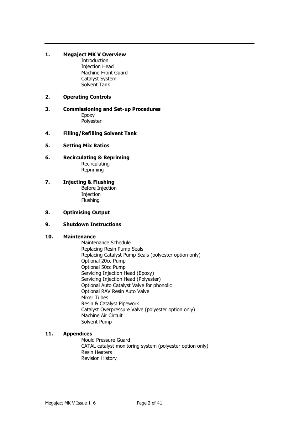 Magnum Venus Plastech Megaject MKIV Revision 1_6 User Manual | Page 2 / 41