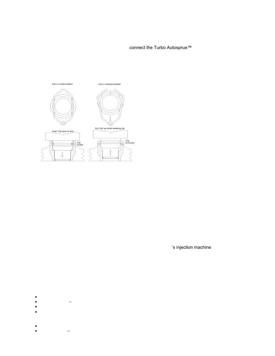 Connecting the tas to the mould, Operation | Magnum Venus Plastech Turbo Autosprue -TAS User Manual | Page 2 / 6
