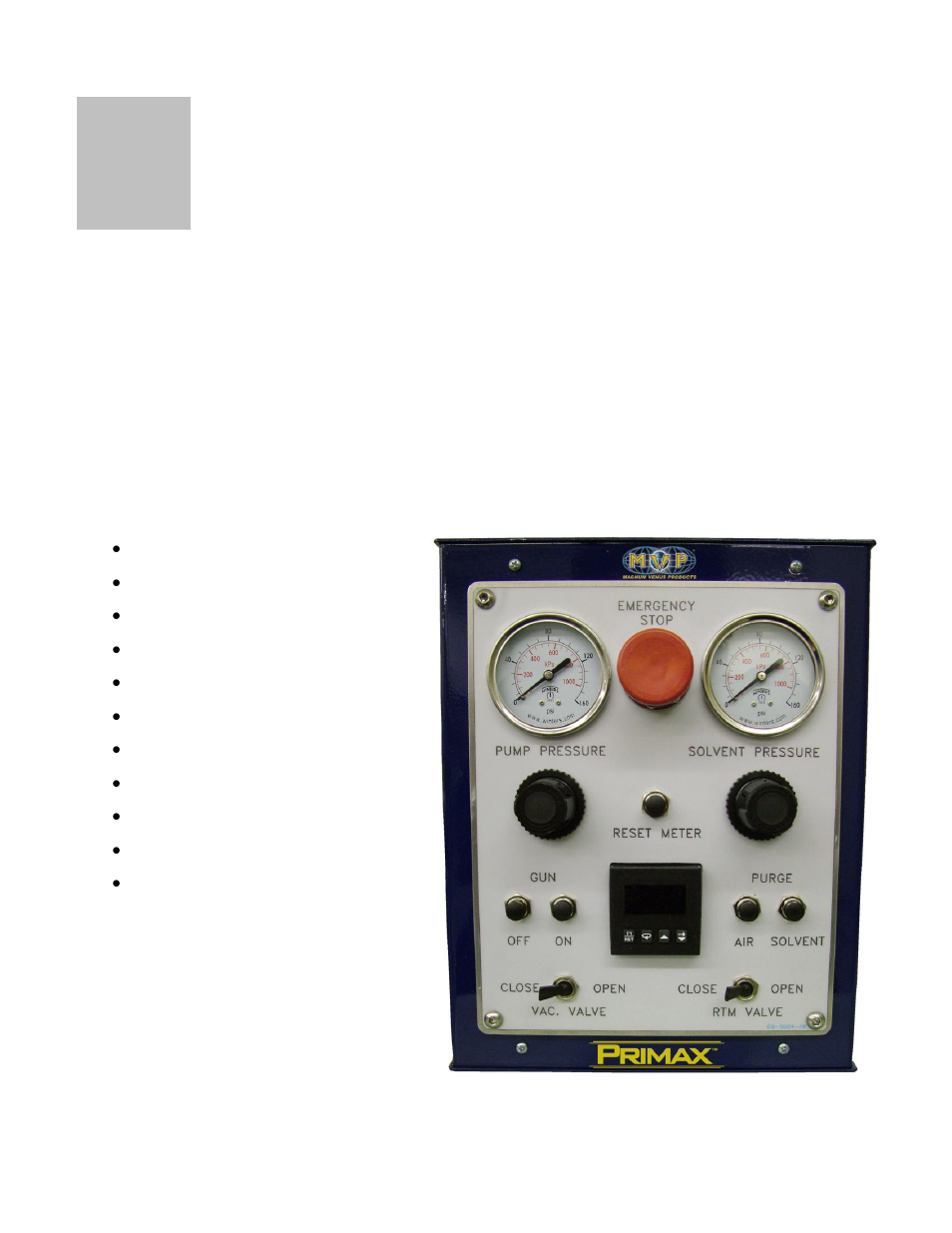 Chapter, Introduction | Magnum Venus Plastech CB-5000-PRX RTM Control Box User Manual | Page 4 / 46