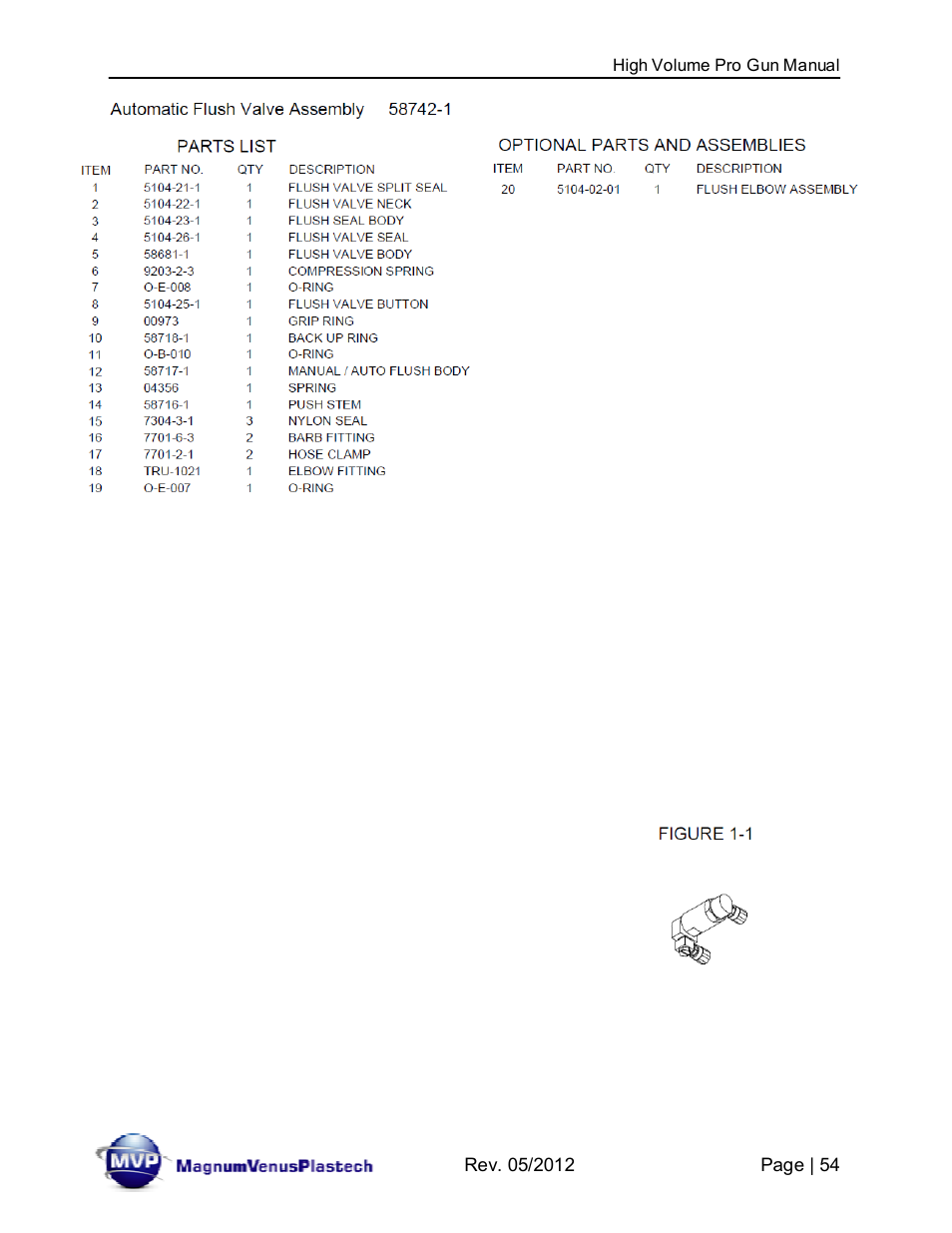 Magnum Venus Plastech High Volume Pro Gun 60625-1 User Manual | Page 54 / 64