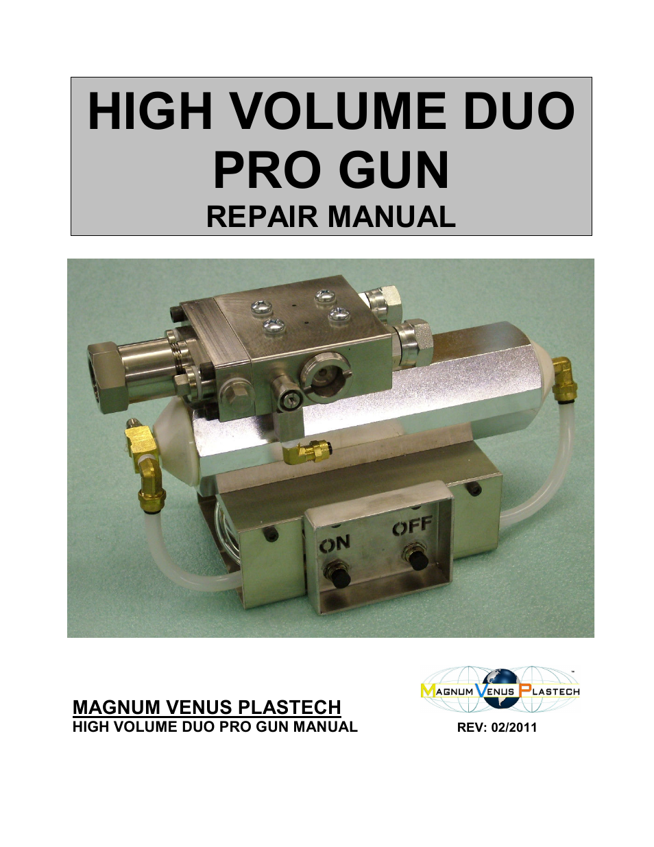 Magnum Venus Plastech High Duo Pro Gun User Manual | 52 pages