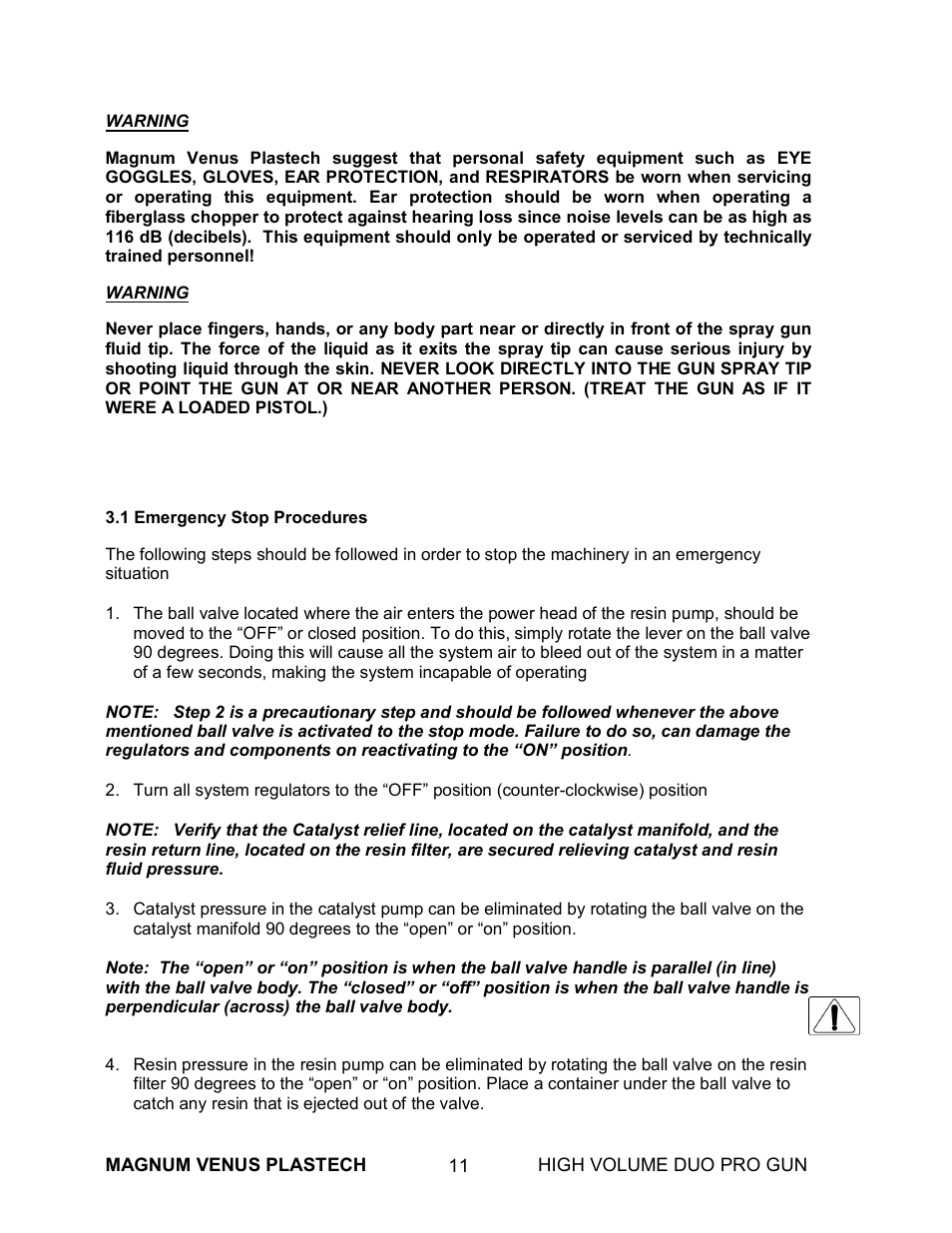 Magnum Venus Plastech High Duo Pro Gun User Manual | Page 11 / 52