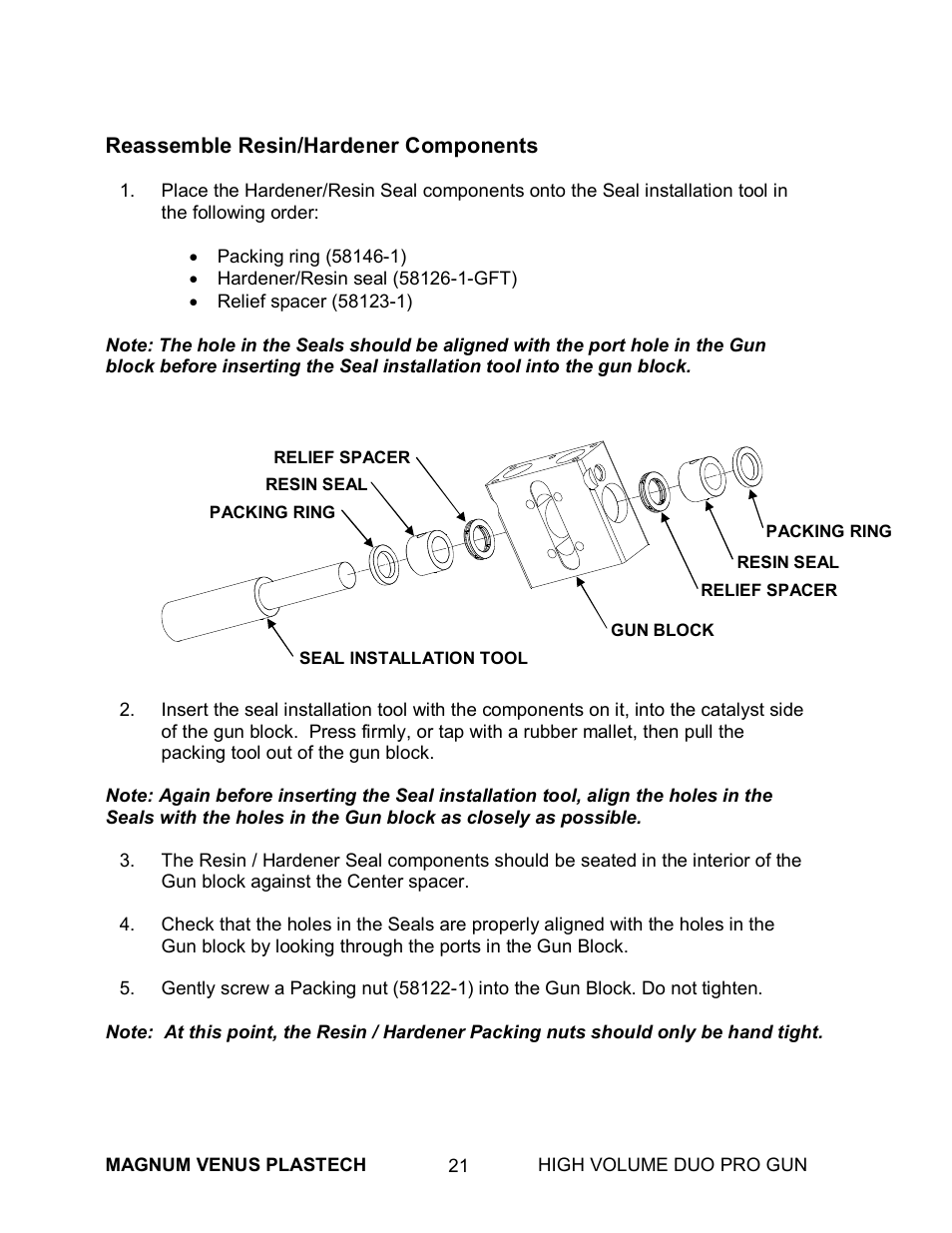 Magnum Venus Plastech High Duo Pro Gun User Manual | Page 21 / 52