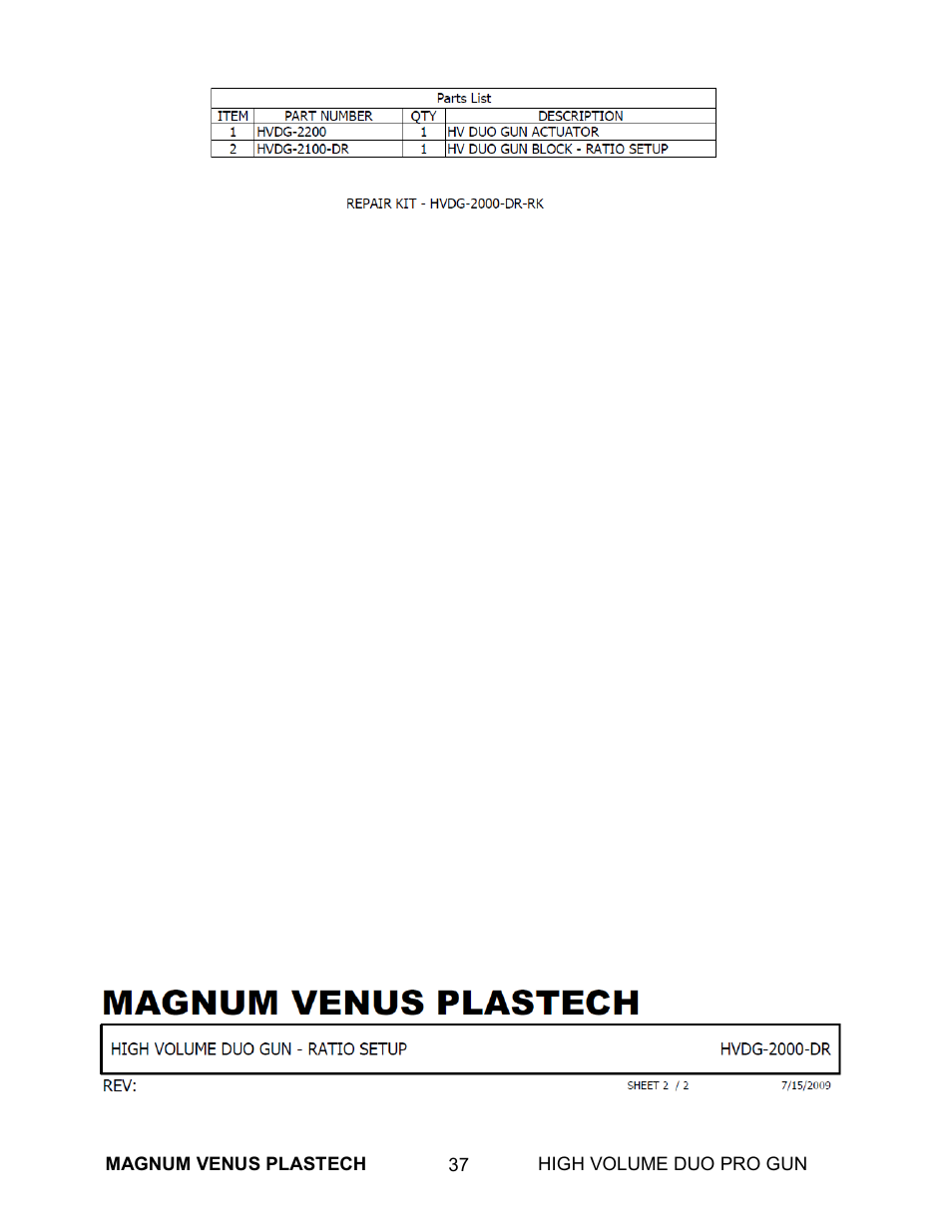 Magnum Venus Plastech High Duo Pro Gun User Manual | Page 37 / 52