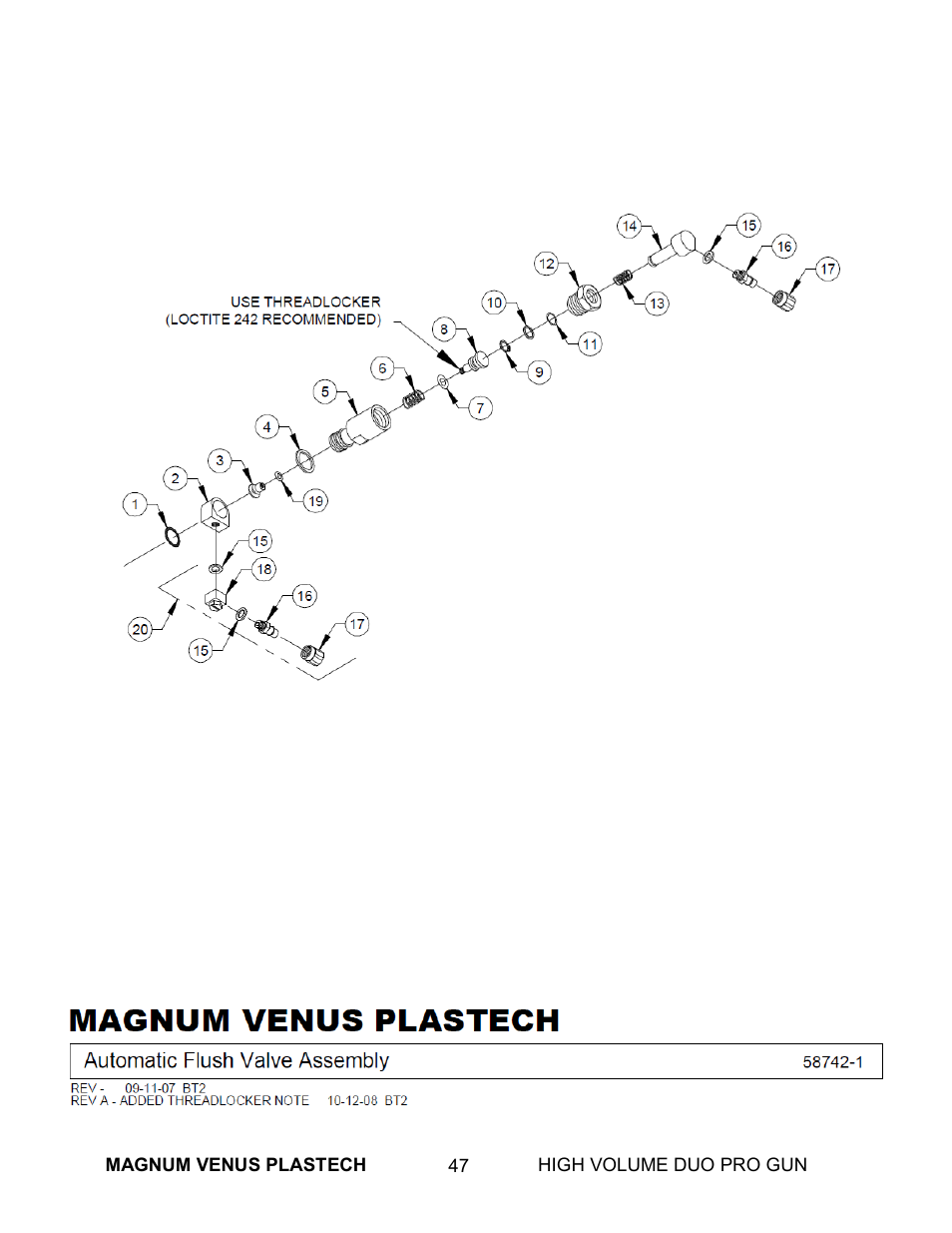 Magnum Venus Plastech High Duo Pro Gun User Manual | Page 47 / 52