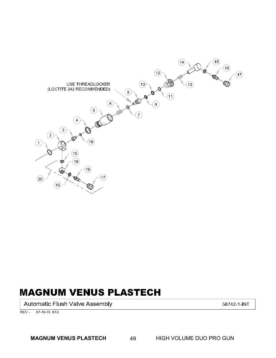 Magnum Venus Plastech High Duo Pro Gun User Manual | Page 49 / 52