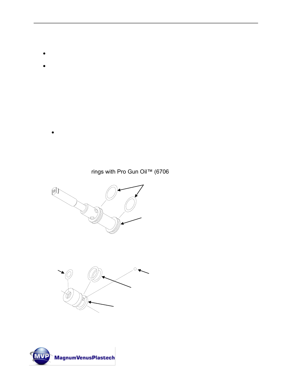 Assemble classic pro gun handle, Clean the components, Replace o-rings and seals | Reinstall o-ring on spool assembly, Reassemble trigger retainer | Magnum Venus Plastech Classic Pro Gun CPC_CPG_CPW_CPP User Manual | Page 35 / 102