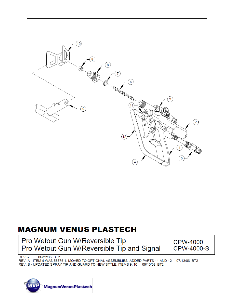 Magnum Venus Plastech Classic Pro Gun CPC_CPG_CPW_CPP User Manual | Page 74 / 102