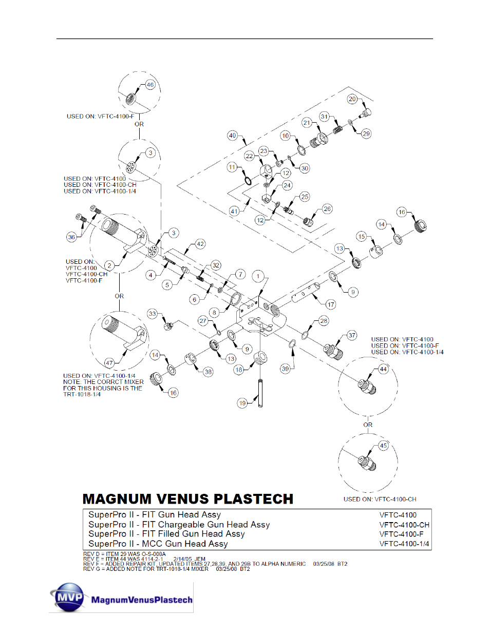 Magnum Venus Plastech Classic Pro Gun CPC_CPG_CPW_CPP User Manual | Page 82 / 102