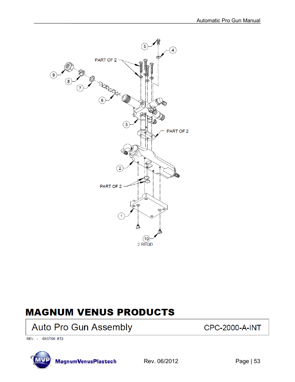 Magnum Venus Plastech Auto Pro Gun CPC_CPG_CPT_PRTM-DG User Manual | Page 53 / 85