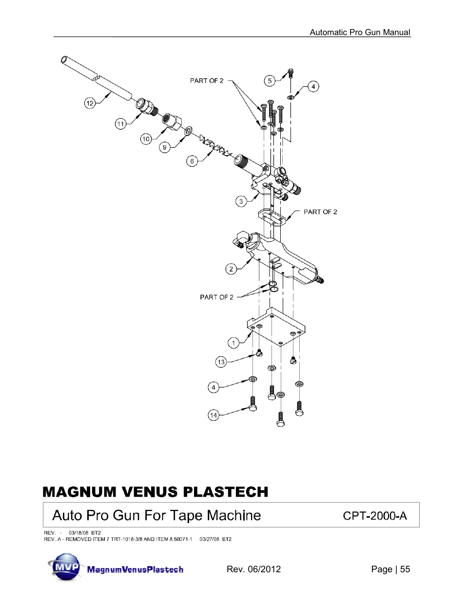 Magnum Venus Plastech Auto Pro Gun CPC_CPG_CPT_PRTM-DG User Manual | Page 55 / 85