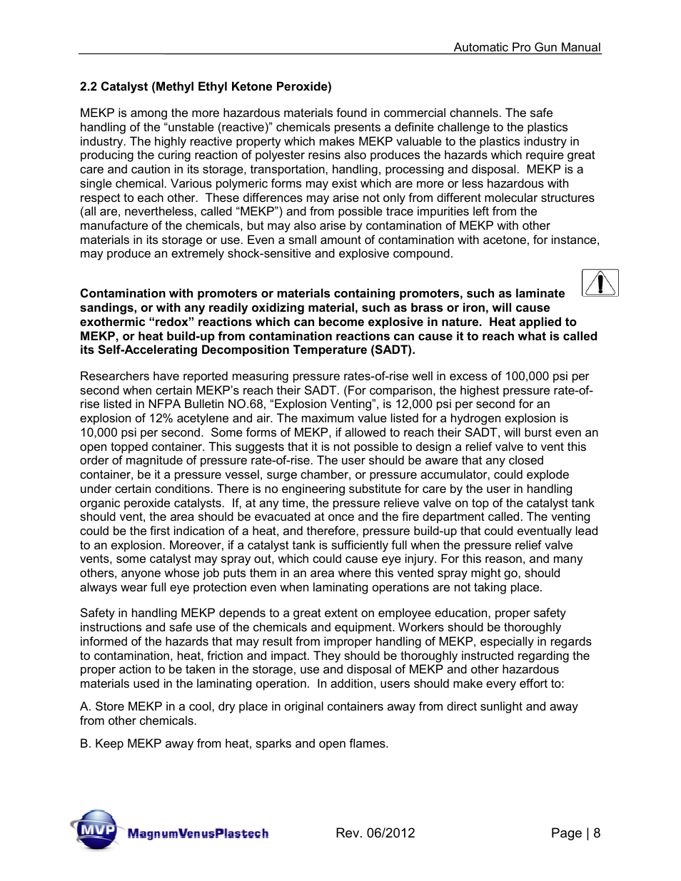Magnum Venus Plastech Auto Pro Gun CPC_CPG_CPT_PRTM-DG User Manual | Page 8 / 85