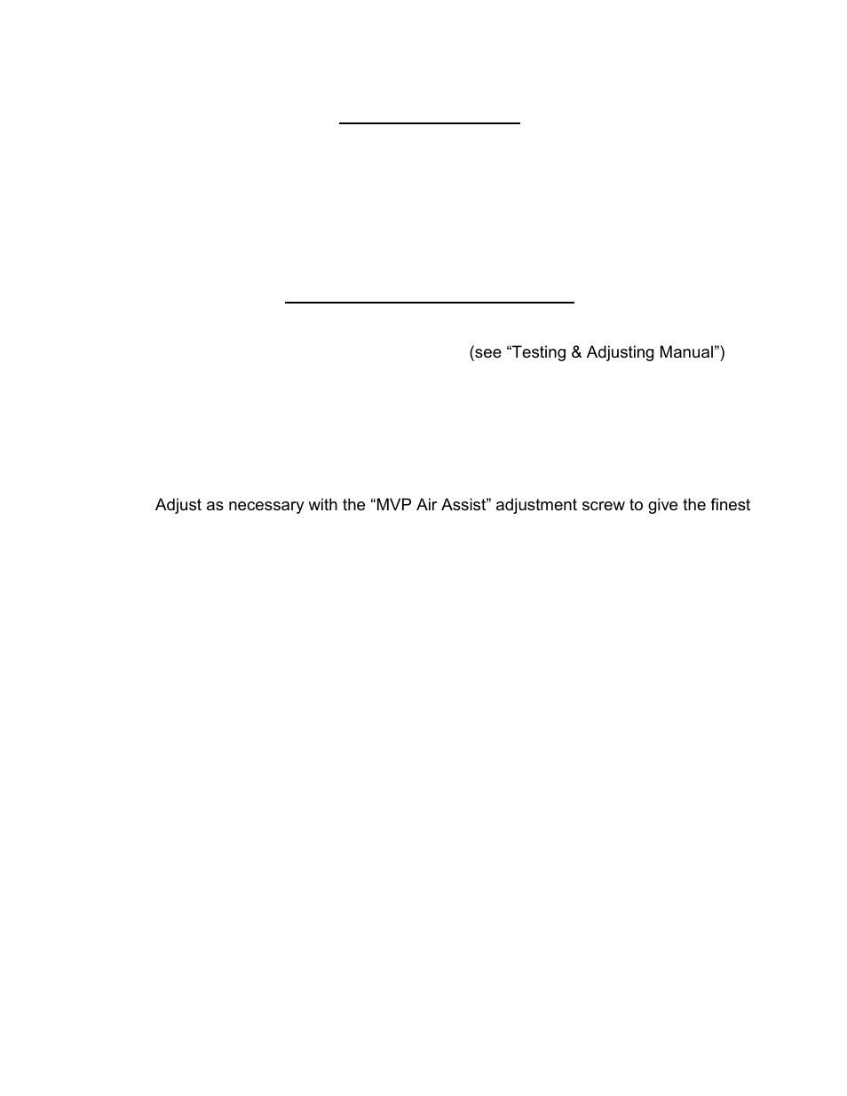 Air pressures, Testing spray pattern | Magnum Venus Plastech Gel Coat Gun EMG-1500 User Manual | Page 13 / 34