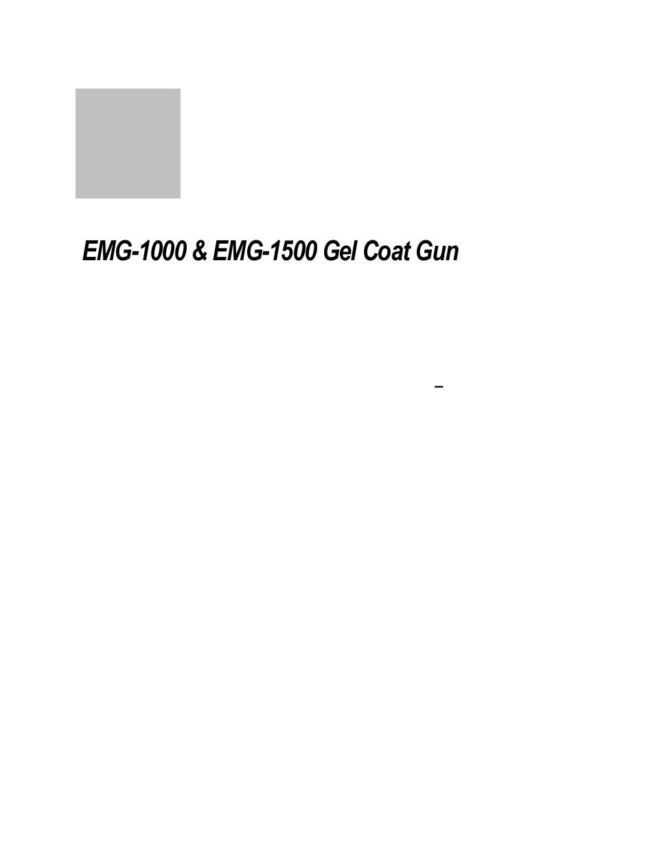 Magnum Venus Plastech Gel Coat Gun EMG-1500 User Manual | Page 24 / 34