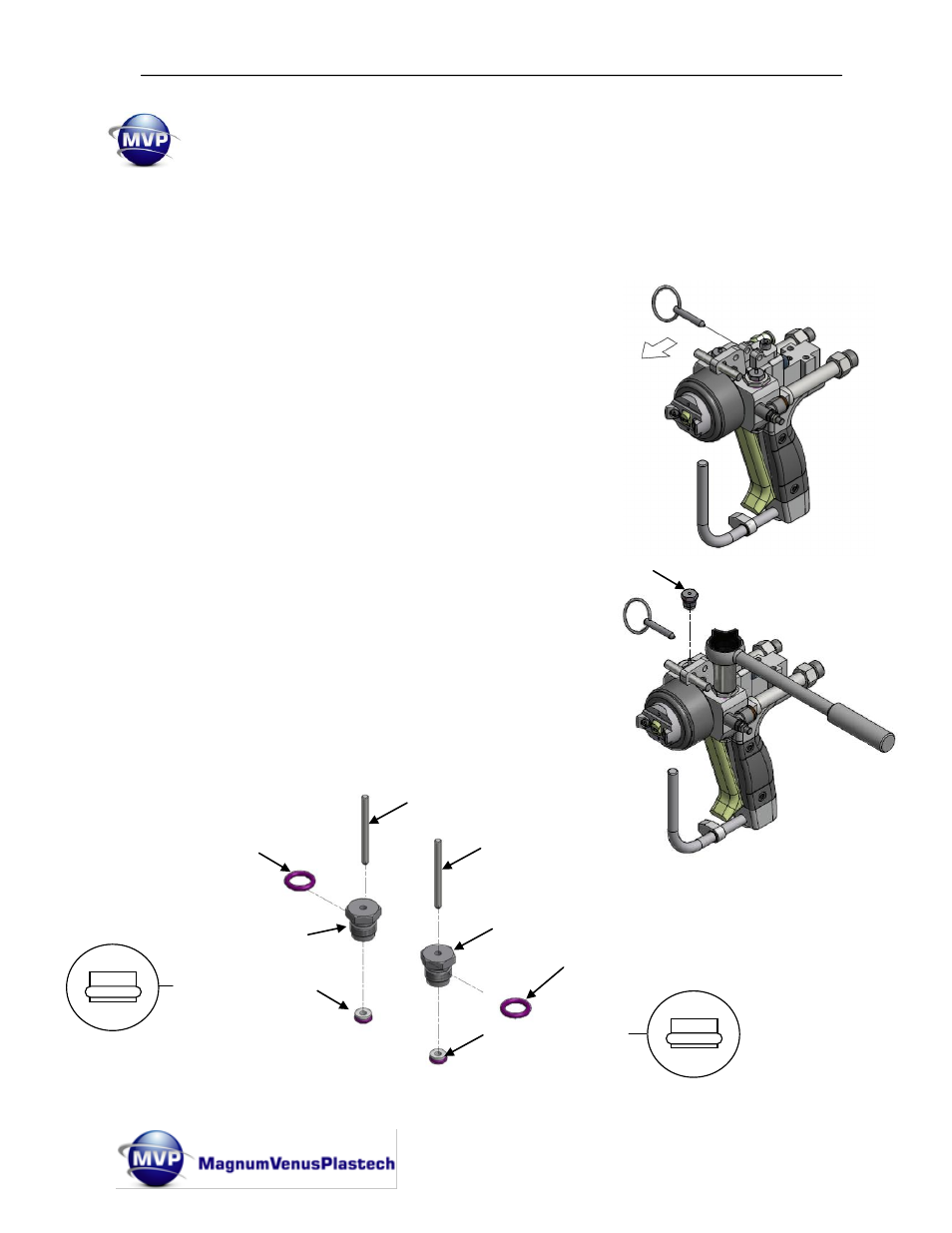 Disassembly & repair, Rod seal removal | Magnum Venus Plastech TALON Gun Internal Mix User Manual | Page 17 / 81