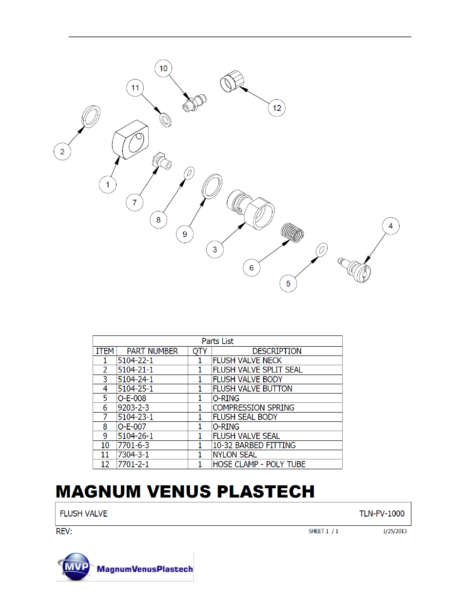 Magnum Venus Plastech TALON Gun Internal Mix User Manual | Page 74 / 81