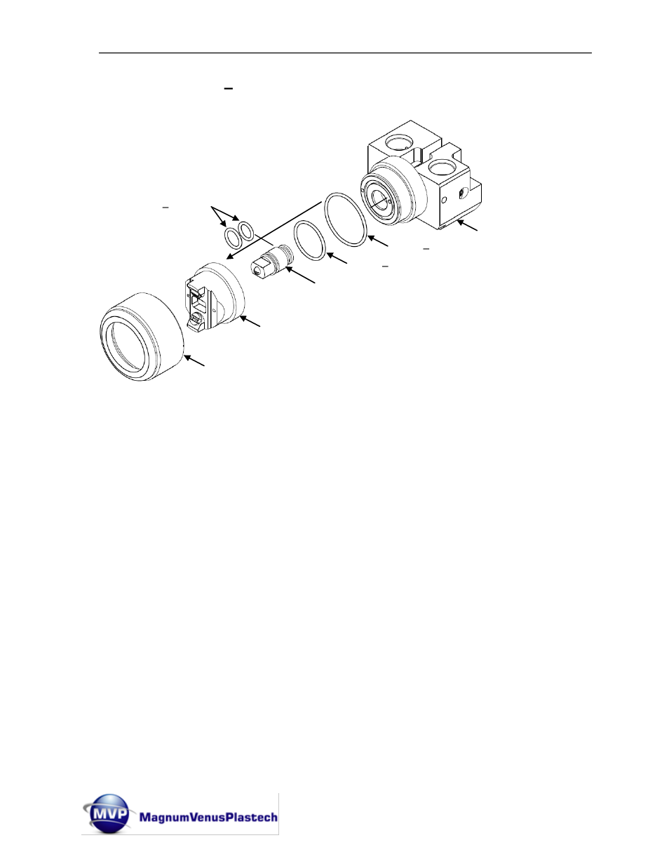 Chopper gun front – classic spray tip | Magnum Venus Plastech TALON Gun External Mix User Manual | Page 22 / 56