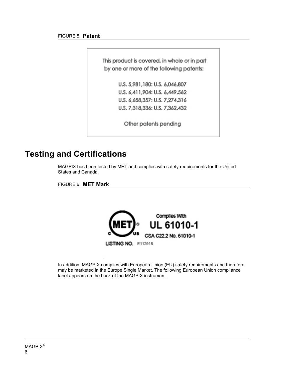 Testing and certifications | Luminex MAGPIX Hardware and Installation Manual User Manual | Page 19 / 104