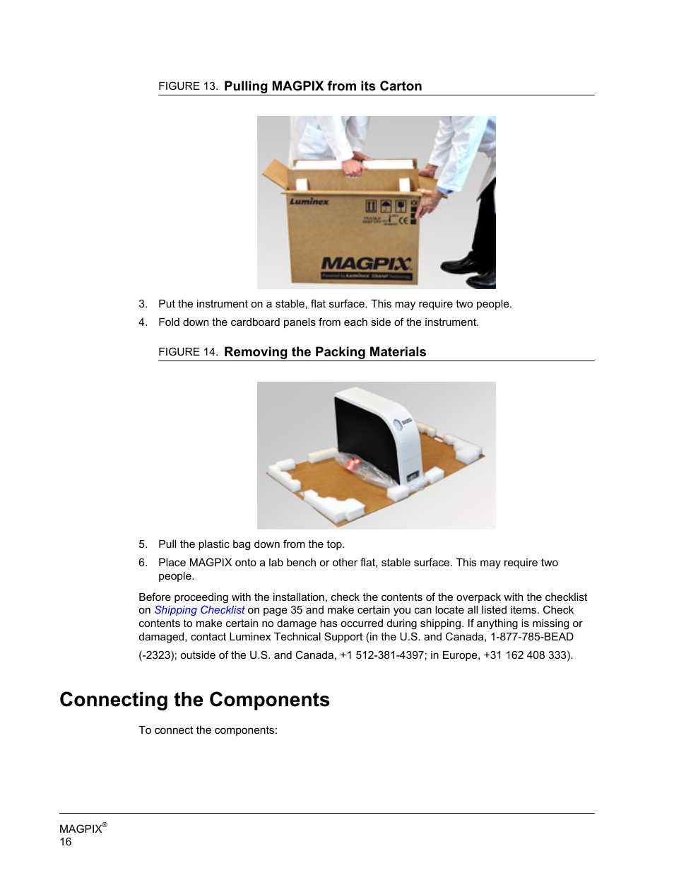 Connecting the components | Luminex MAGPIX Hardware and Installation Manual User Manual | Page 29 / 104