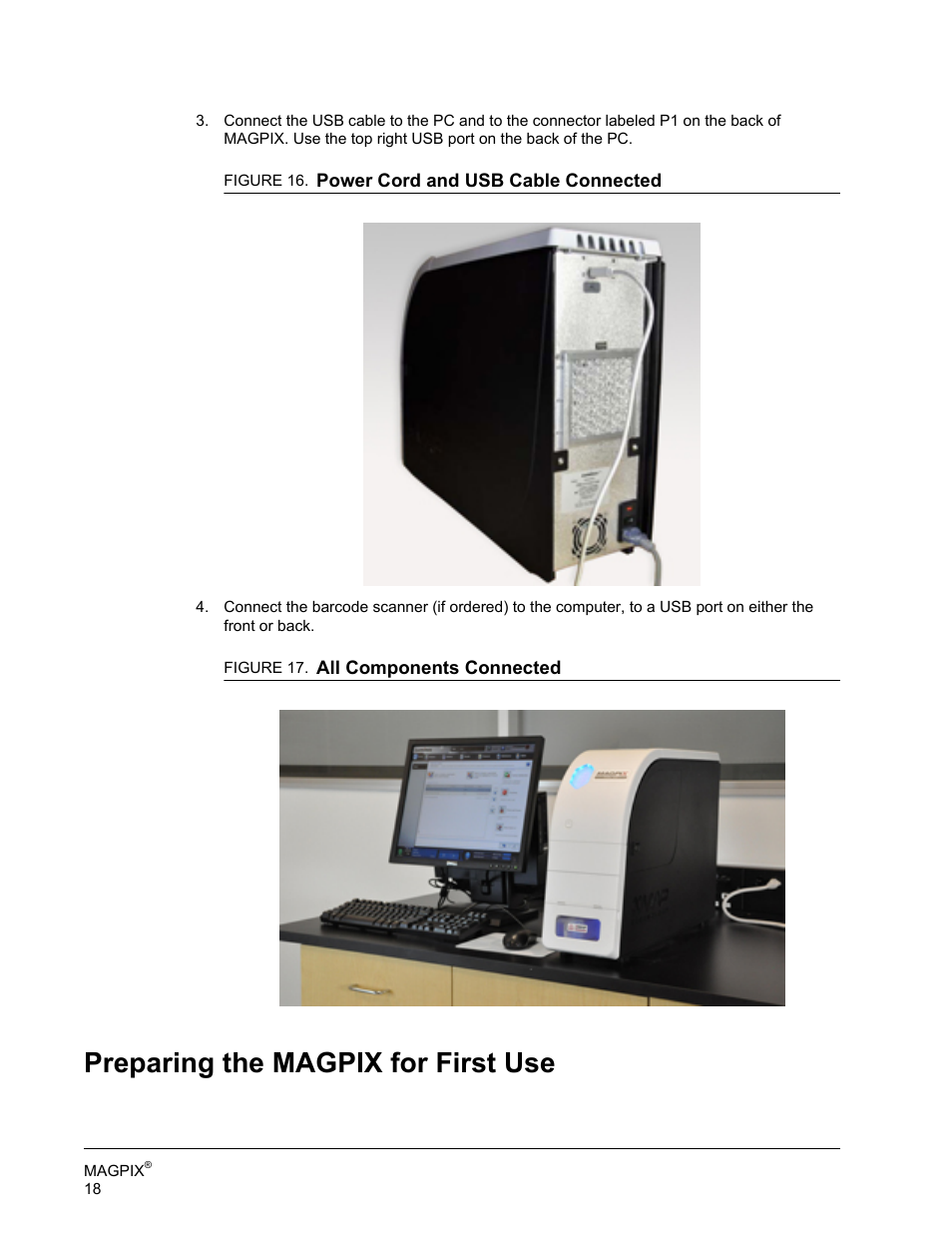 Preparing the magpix for first use | Luminex MAGPIX Hardware and Installation Manual User Manual | Page 31 / 104