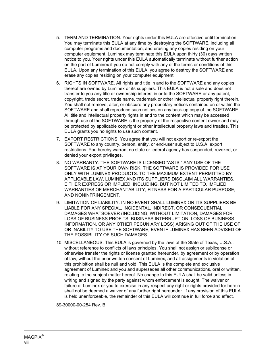 Luminex MAGPIX Hardware and Installation Manual User Manual | Page 9 / 104
