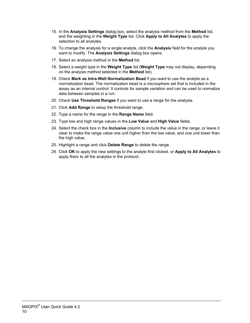 Luminex MAGPIX User Quick Guide User Manual | Page 15 / 29