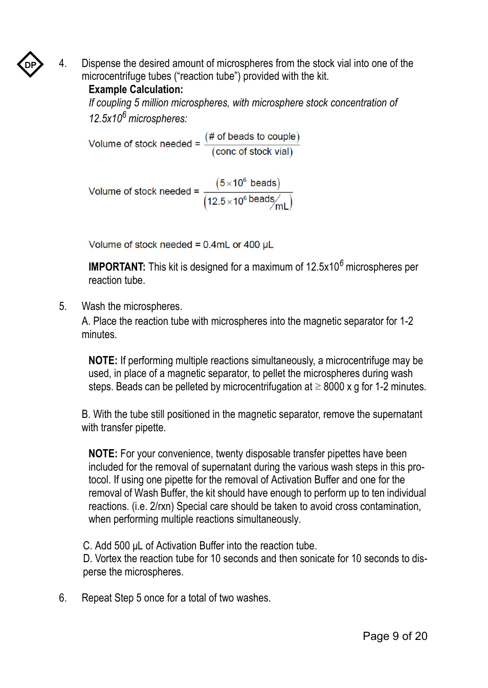 Luminex xMAP Antibody Coupling Kit User Manual | Page 13 / 24