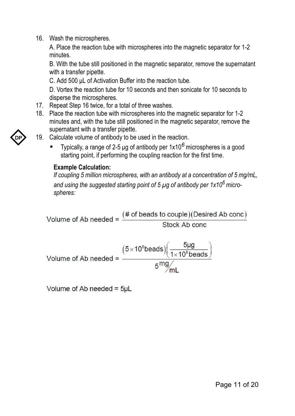 Luminex xMAP Antibody Coupling Kit User Manual | Page 15 / 24