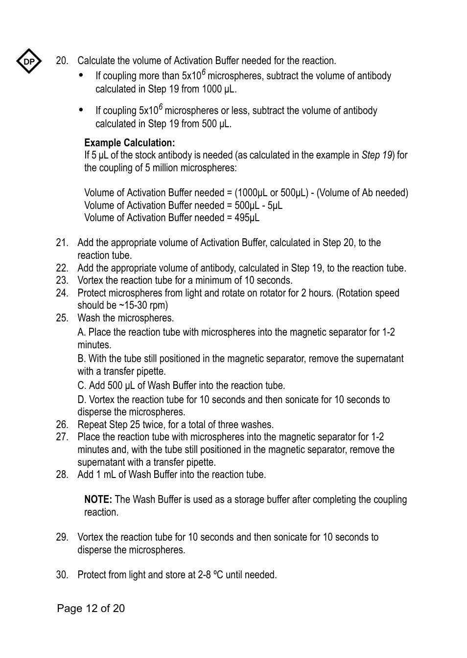 Luminex xMAP Antibody Coupling Kit User Manual | Page 16 / 24
