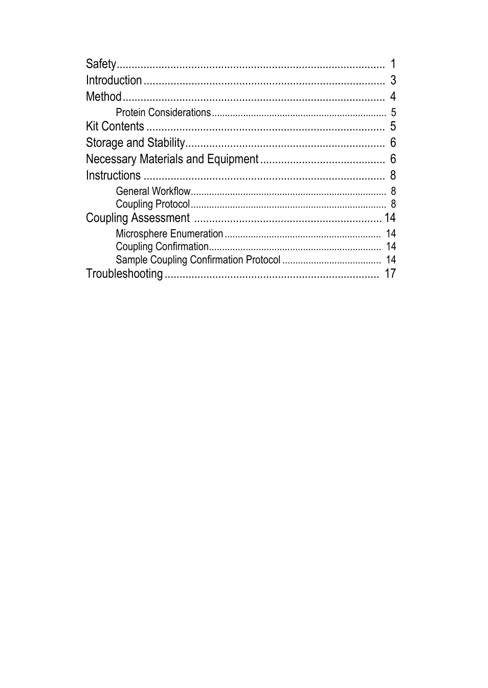 Luminex xMAP Antibody Coupling Kit User Manual | Page 3 / 24