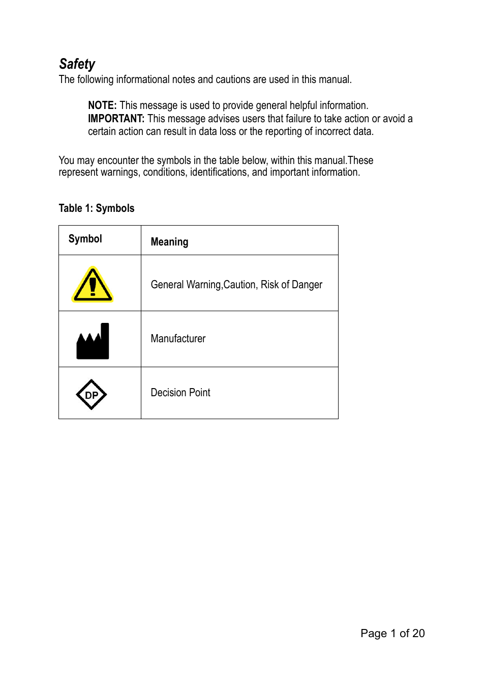 Safety | Luminex xMAP Antibody Coupling Kit User Manual | Page 5 / 24