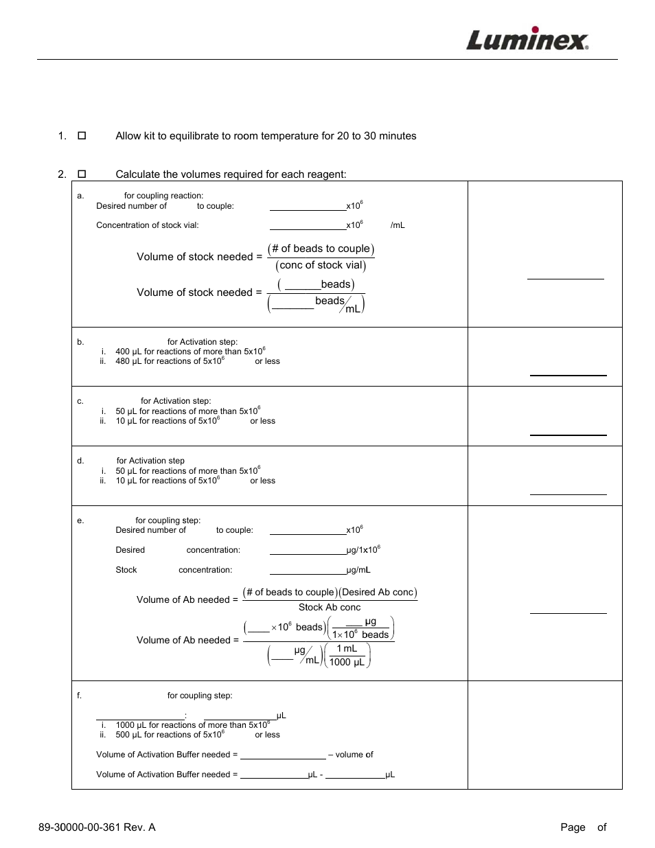 Luminex xMAP AbC User Manual | 2 pages