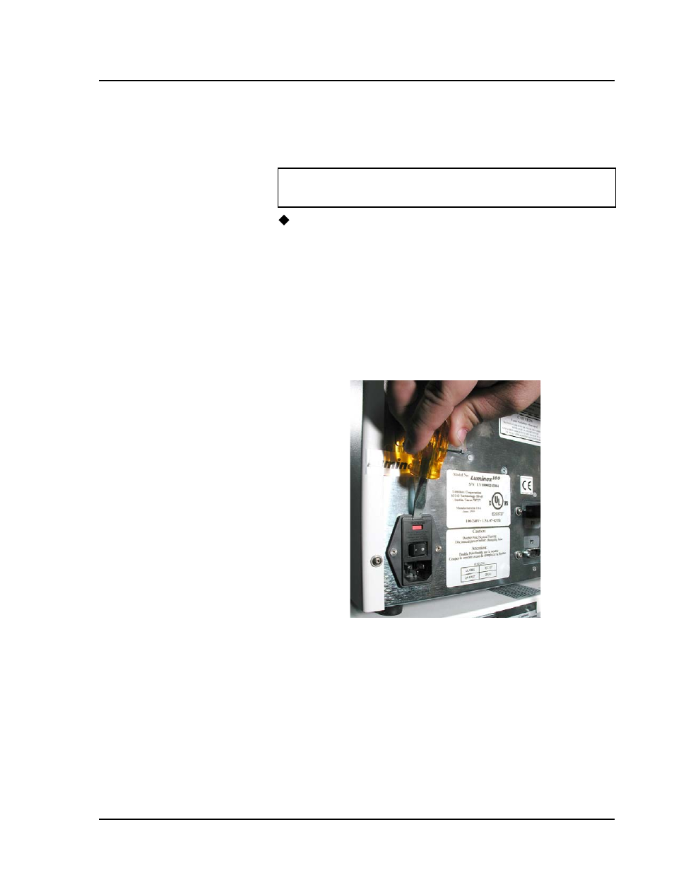 Cuando se requiera, Fusibles, Cuando se requiera -13 | Fusibles -13 | Luminex 200 Hardware User Manual User Manual | Page 41 / 70