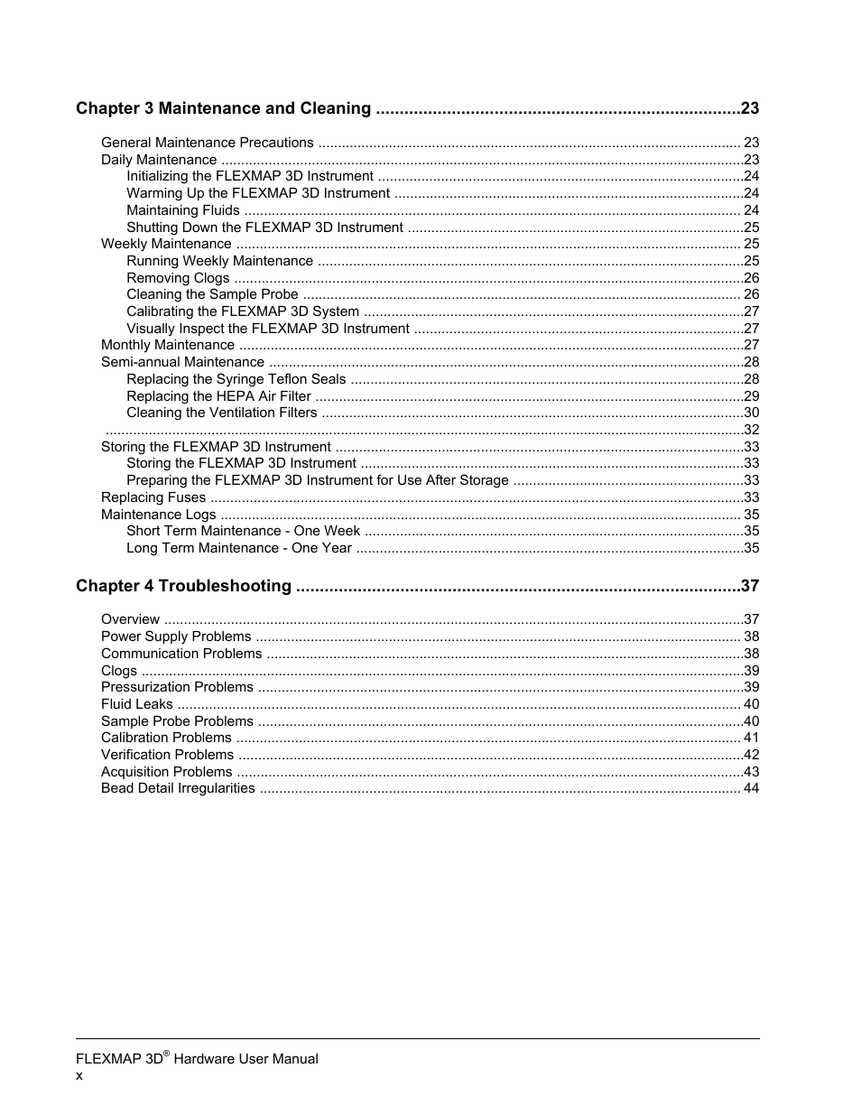 Luminex FLEXMAP 3D Hardware User Manual User Manual | Page 11 / 72
