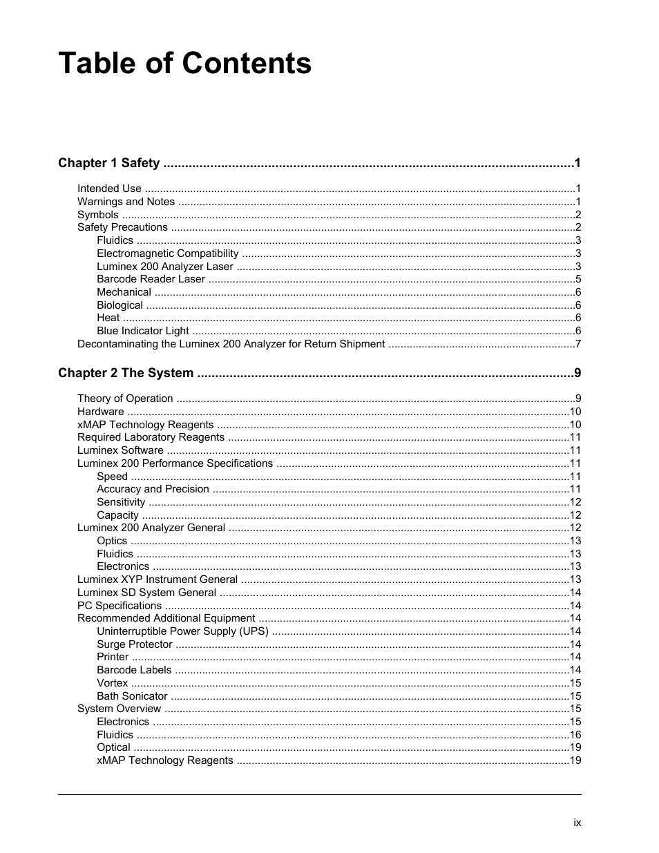 Luminex 200 System User Manual User Manual | Page 11 / 63